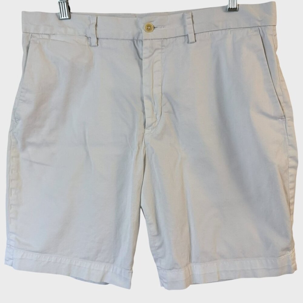 Polo Ralph Lauren Chino Short White Men's 33 Stretch Classic-Fit Preppy Vacation